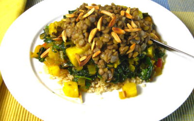 Curried Kale and Pineapple with Bulgur and Lentils: Thursday, November 9, 2023