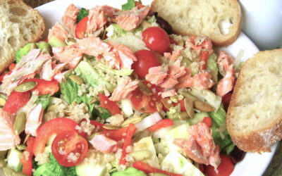 Caesar Salad with Smoked Salmon: Wednesday, January 18, 2023